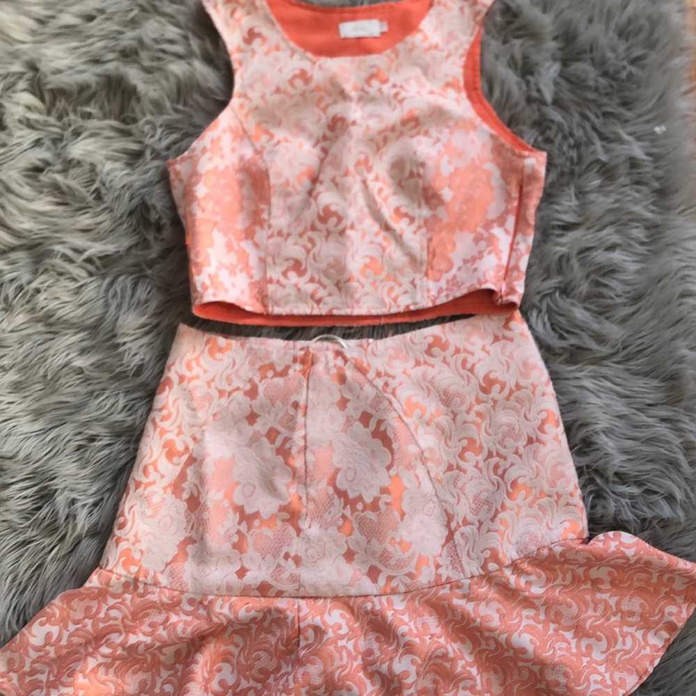 Two piece set (shirt and skirt) brazilian brand